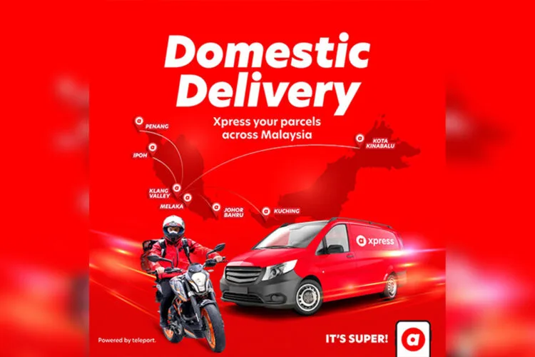 airasia xpress interstate parcel delivery