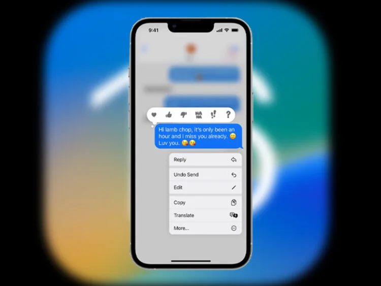 apple ios 16 messages imessage unsend edit