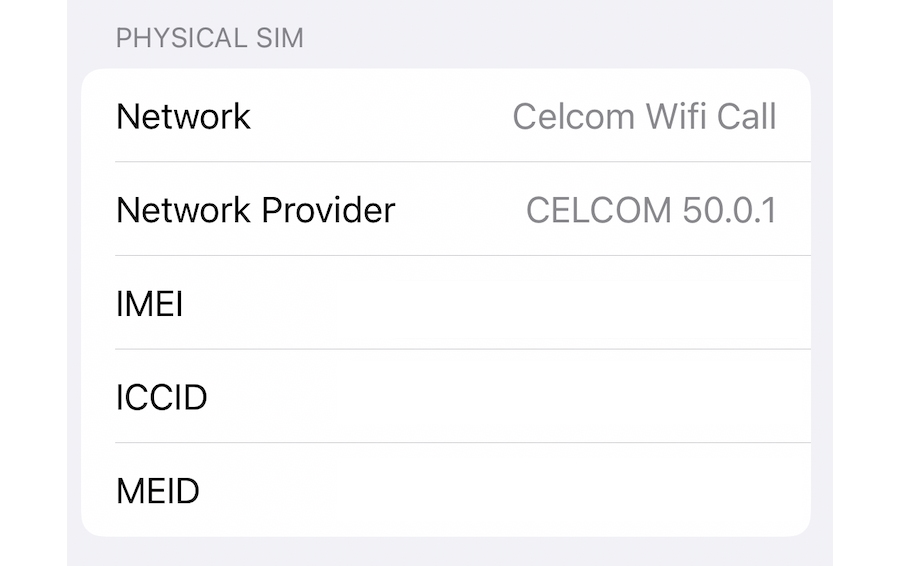 Celcom VoWiFi maintenant disponible pour iPhone