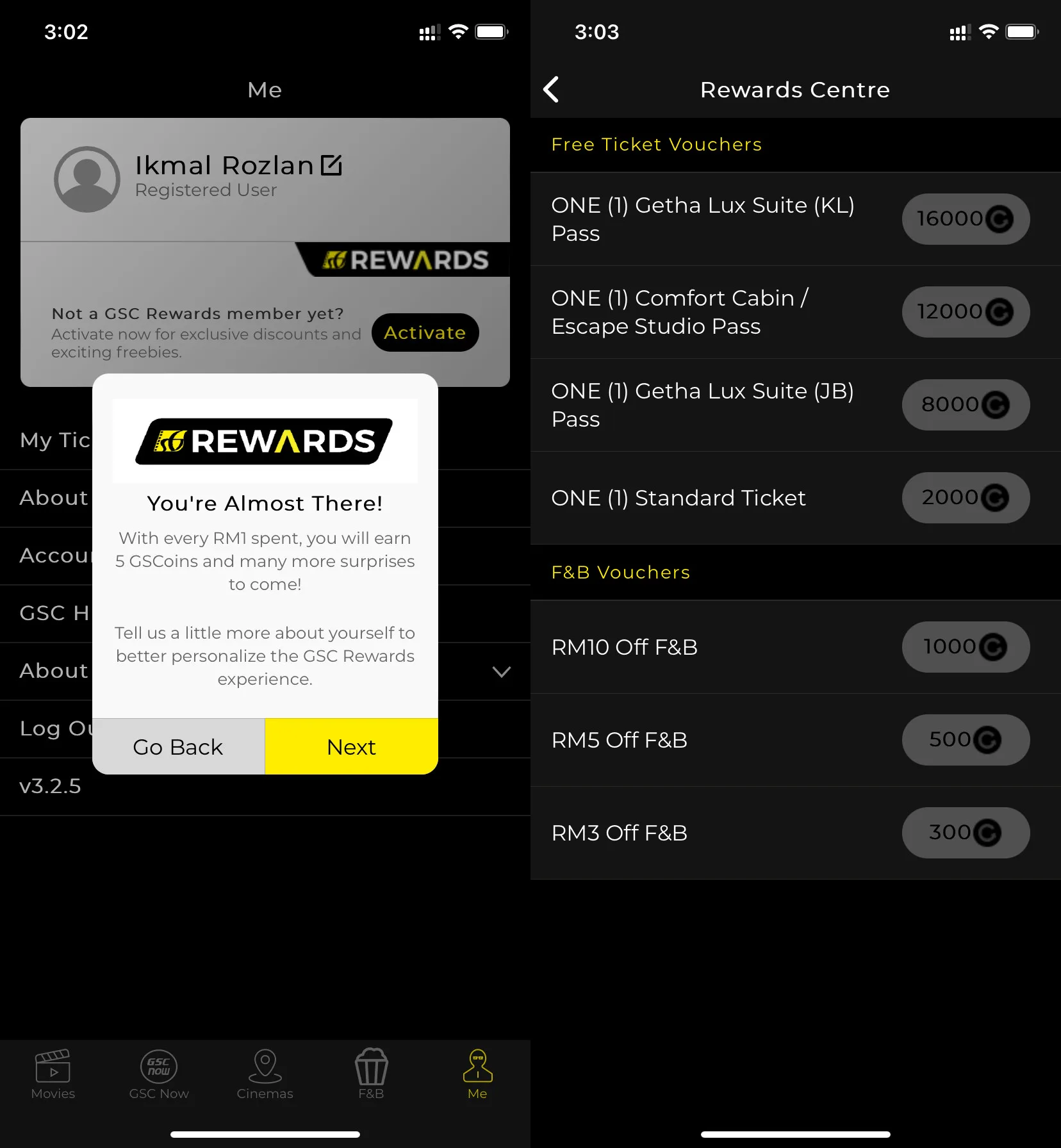 gsc rewards gscoins