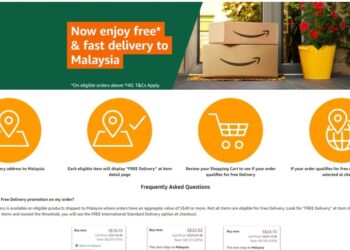 Amazon Singapore free shipping Malaysia
