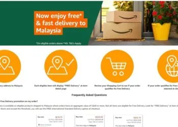 Amazon Singapore free shipping Malaysia