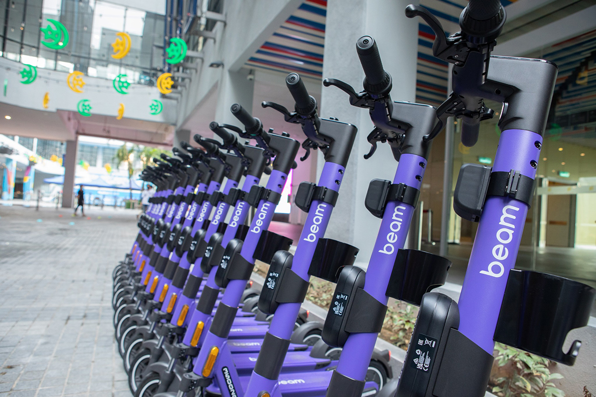 Beam Mobility Malaysia Merdeka Promo e-scooter