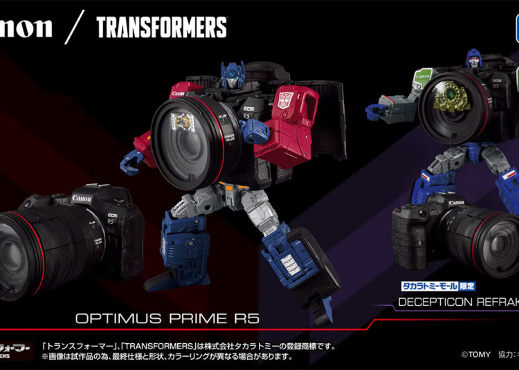 Canon x Transformers Optimus Prime Crossover