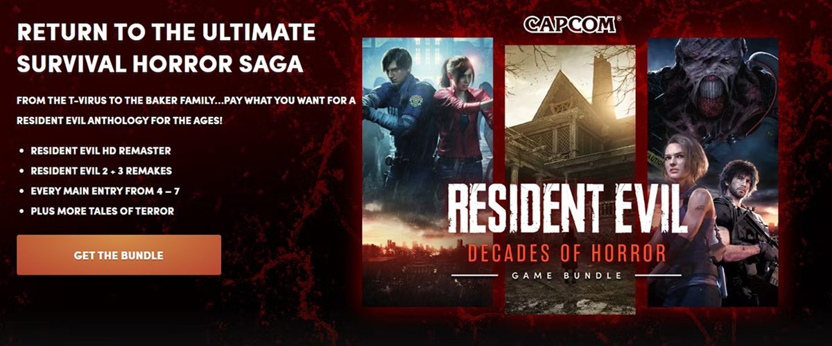 Capcom Resident Evil Games Humble Bundle price