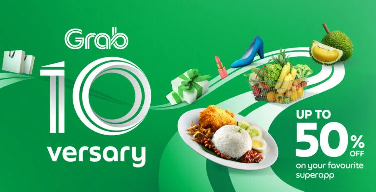Grab #Grab10versary 10versary sale promotion
