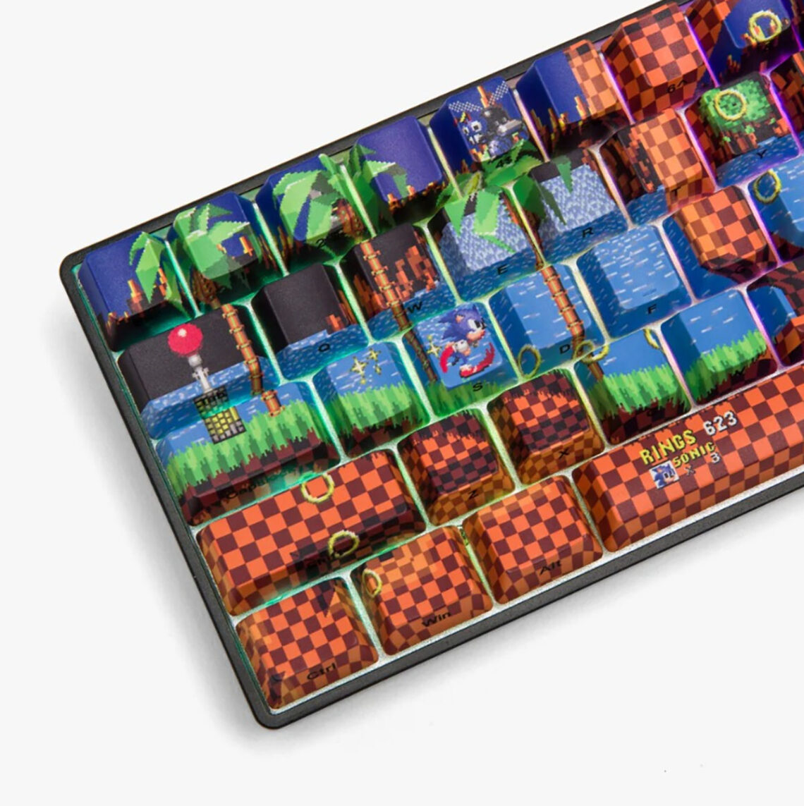 Higround Unveils Sonic The Hedgehog Themed Keyboards And Other Gear