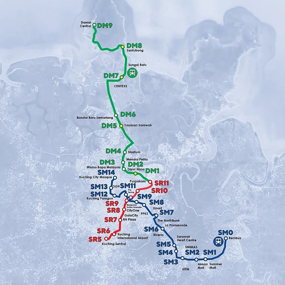 Sarawak Metro Unveils Coverage Map For Kuching’s Upcoming Autonomous ...