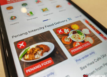airasia penang intercity food delivery