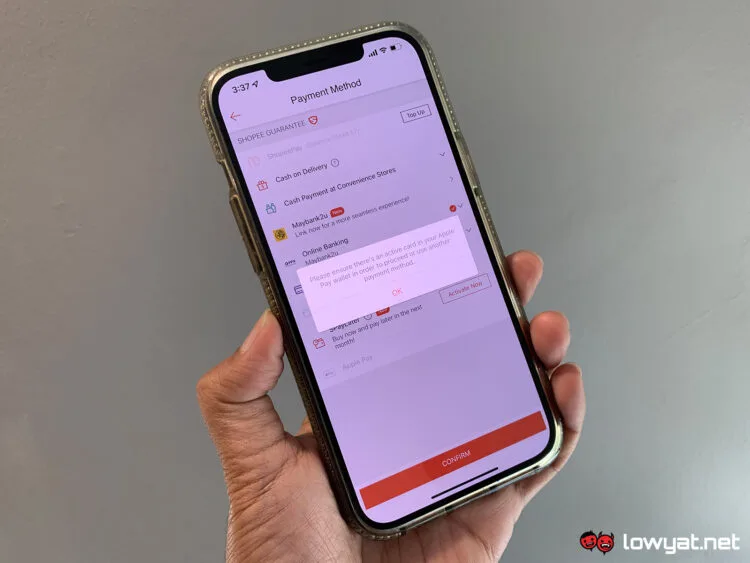 apple pay shopee