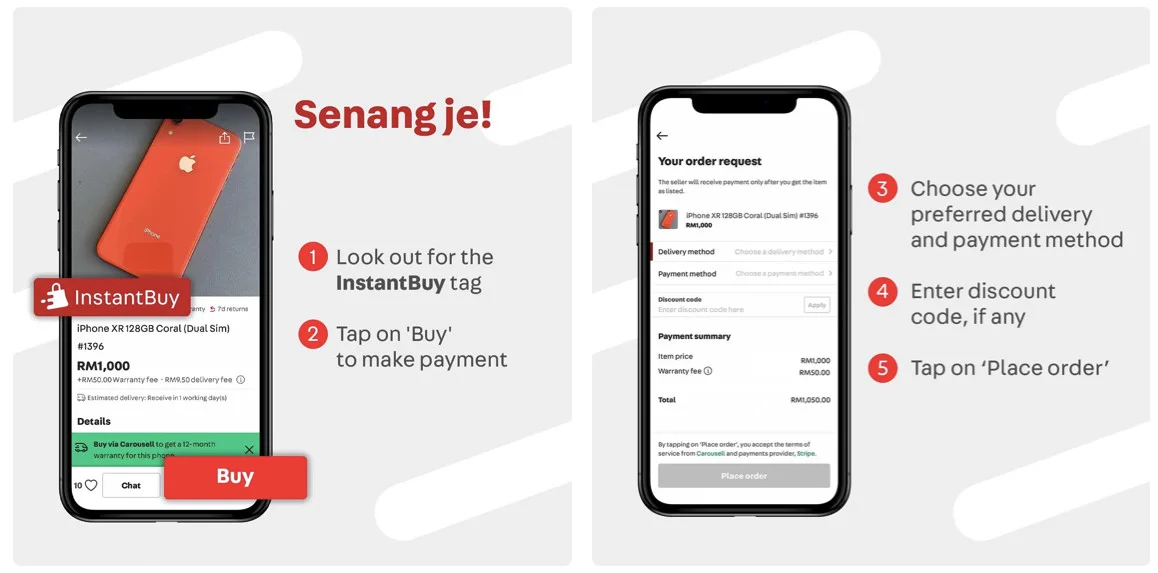 carousell instantbuy