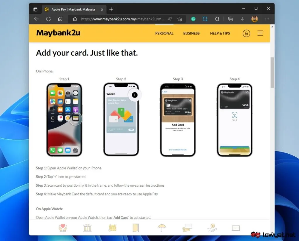Maybank Apple Pay