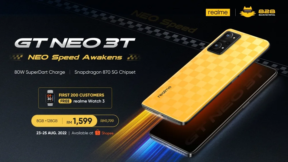 reame GT NEO 3T promo