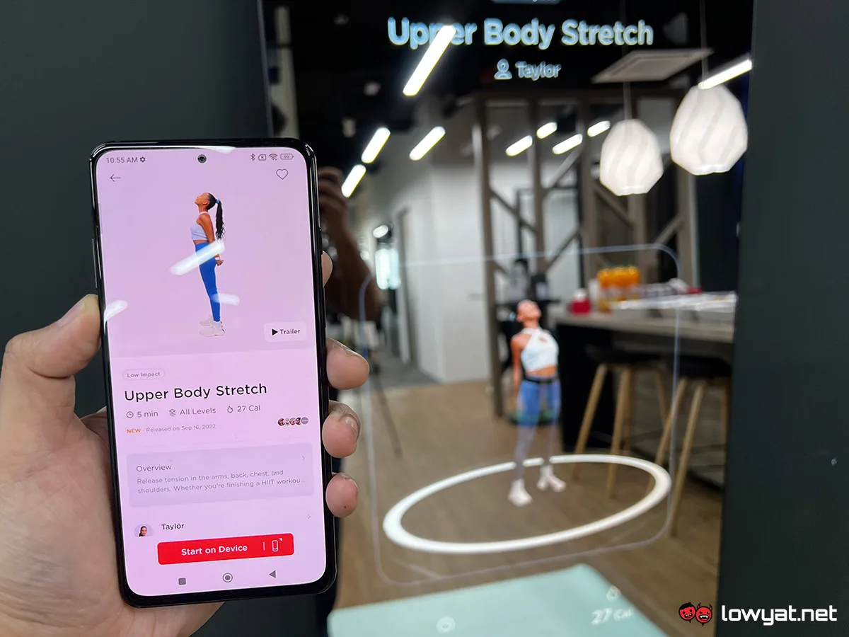 Fiture Core Mini Fitness Mirrors launch Malaysia price