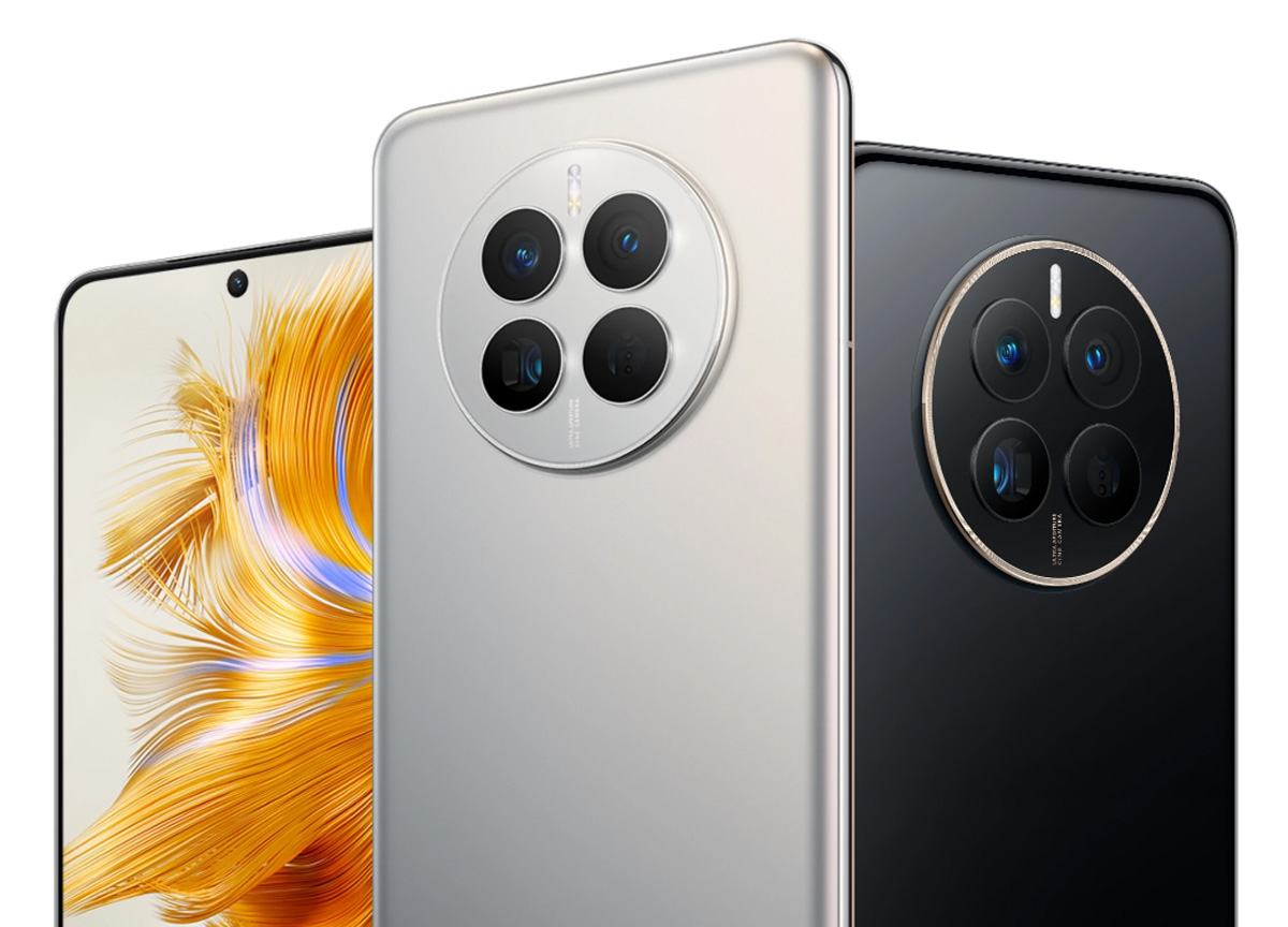 Cover Trasparente Per HUAWEI Mate 50 – Slim In Silicone TPU Antiurto, Con Design Fungo, Farfalla E Luna