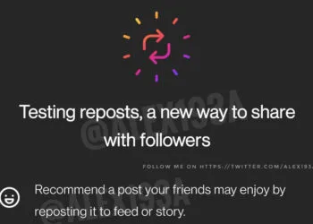 Instagram Repost feature testing
