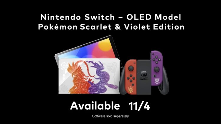 Nintendo Switch OLED Pokemon Scarlet Violet
