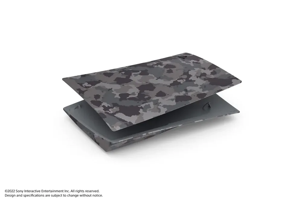 PS5 grey camo faceplate