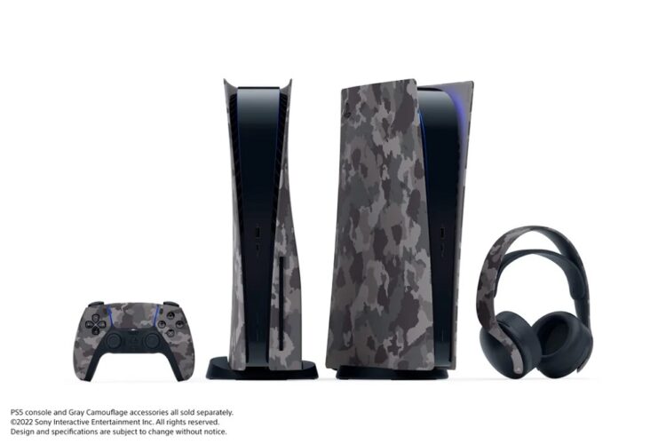 PlayStation 5 PS5 Grey Camouflage collection
