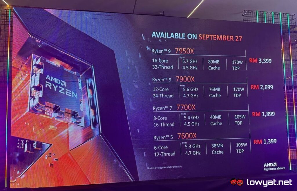 AMD Ryzen 7000 Series Goes Official In Malaysia  Price Starts From RM1 399 - 40