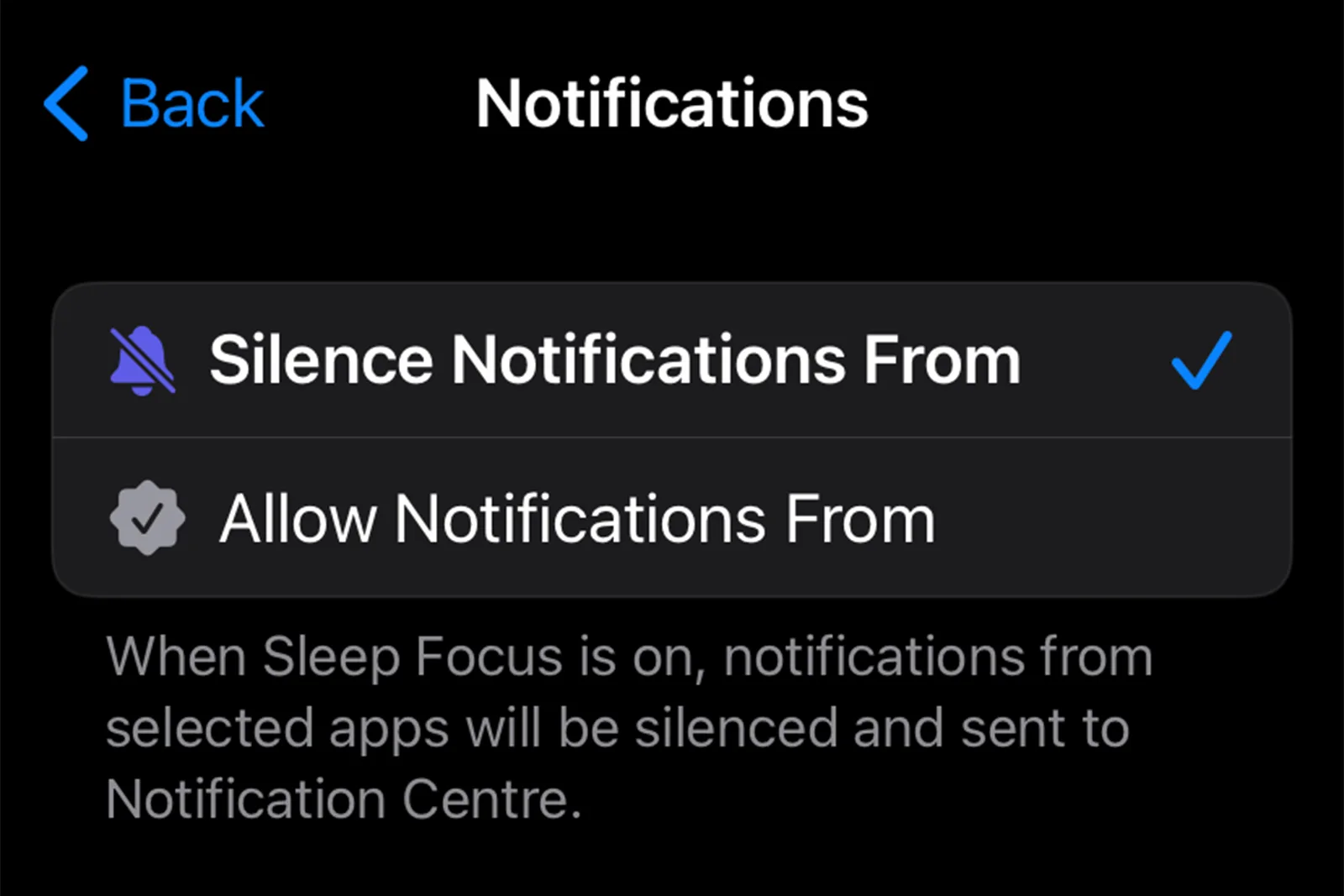 apple ios 16 focus mode blacklist