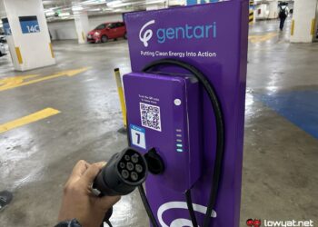 Gentari EV Charger Suria KLCC jomcharge chargev ev