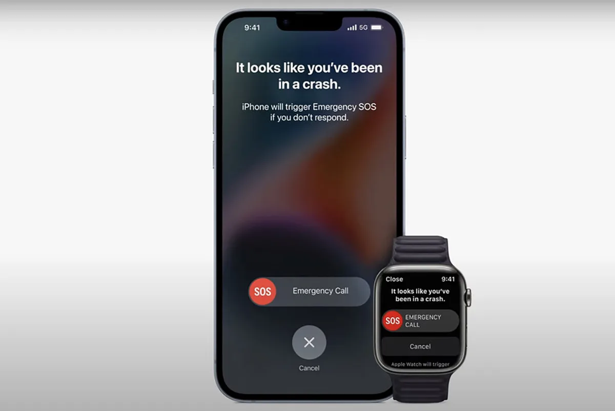 iPhone 14 series crash detection feature car test roller coaster 