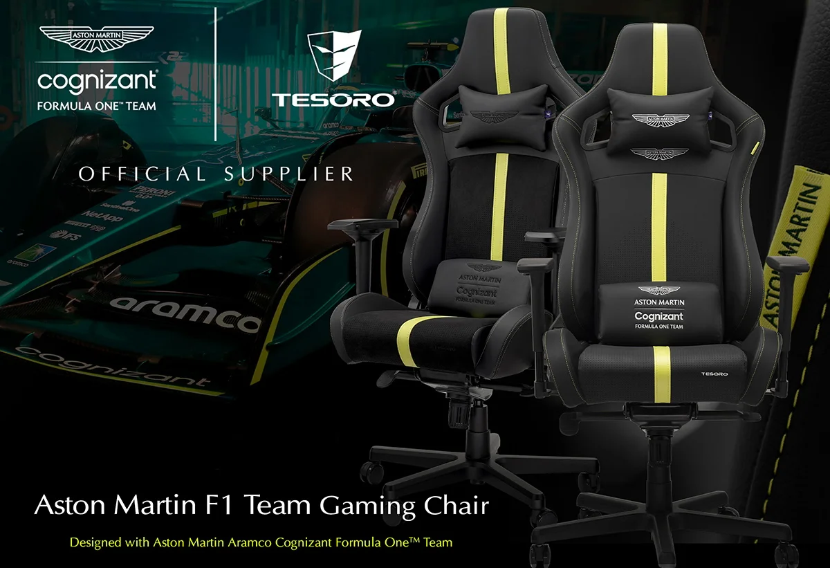 Tesoro Aston Martin F1 Team Gaming Chair Malaysia