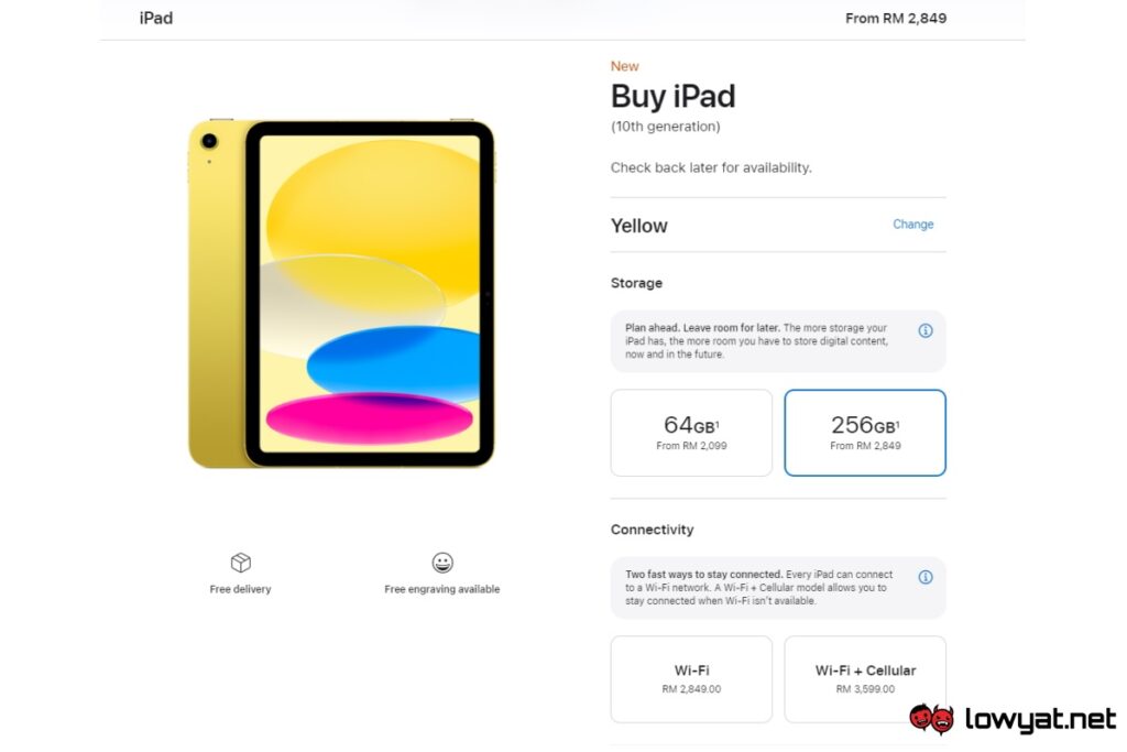 10th Gen iPad Price Malaysia