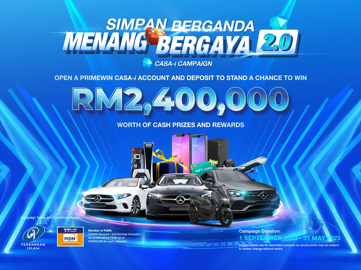 MBSB Bank Banking CASA-i Term Deposit-i PrimeWin