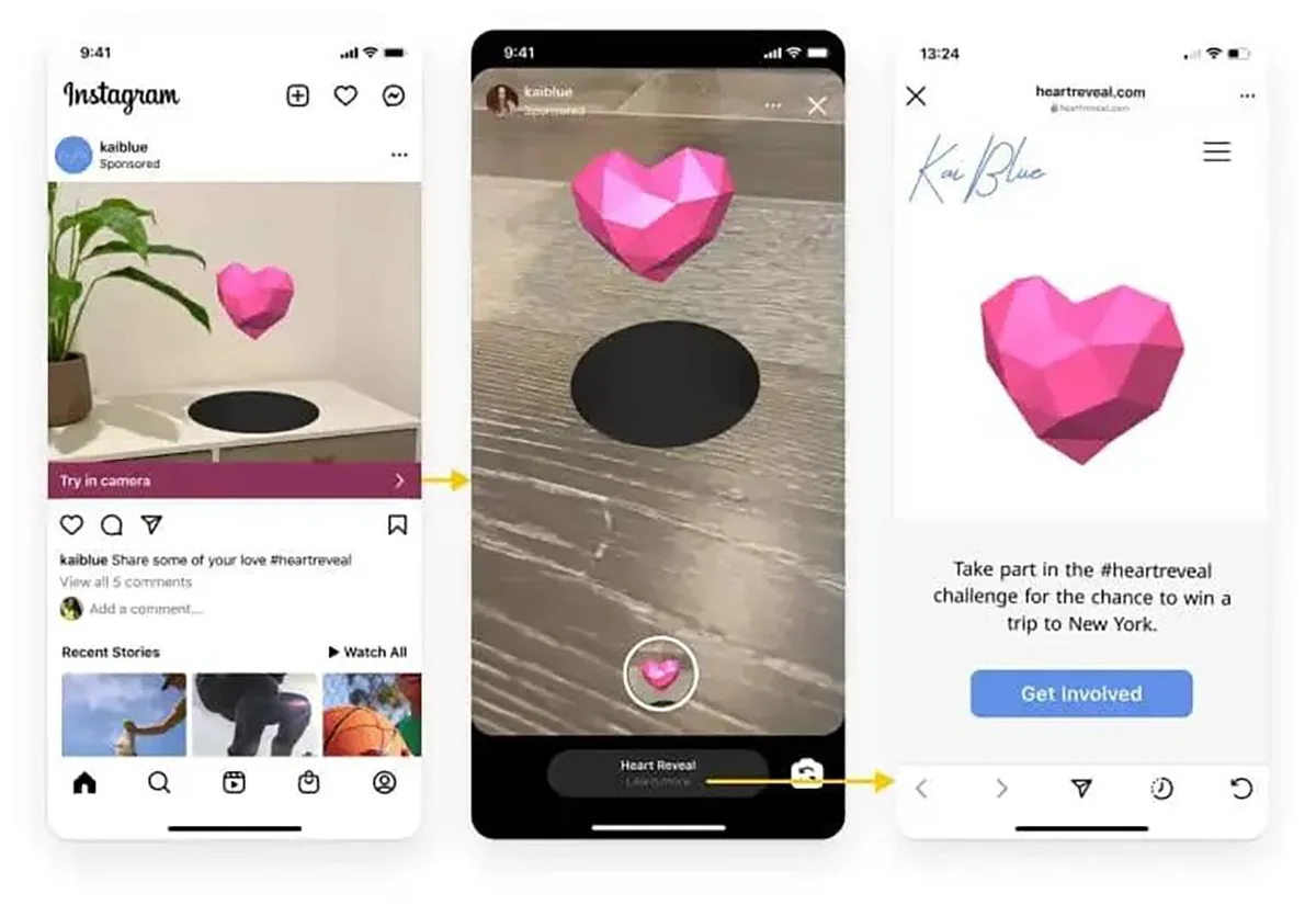 Meta Instagram Ads Explore Profile Facebook