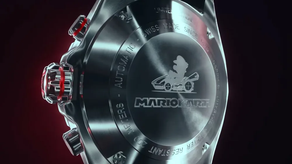 Tag Heuer Formula 1 x Mario Kart Chronograph back