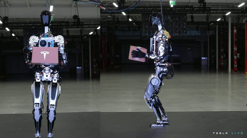 Tesla Reveals Optimus Humanoid Robot Lowyat NET Tesla Reveals Optimus Humanoid Robot Lowyat NET