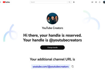 YouTube Expanding Username Handle Support