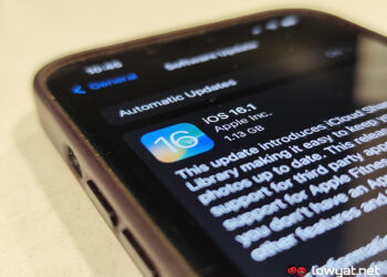 iOS 16.1 update iPhone firmware Apple