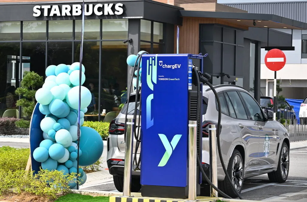 Starbucks Malaysia chargEV EV Charger