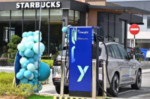 Starbucks Malaysia chargEV EV Charger