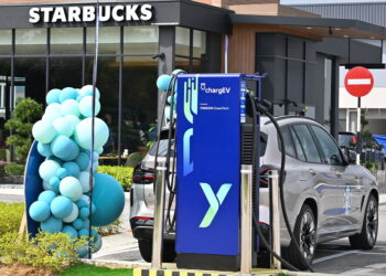 Starbucks Malaysia chargEV EV Charger