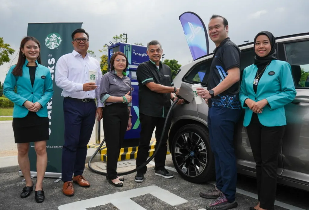 Starbucks Malaysia chargEV EV Charger