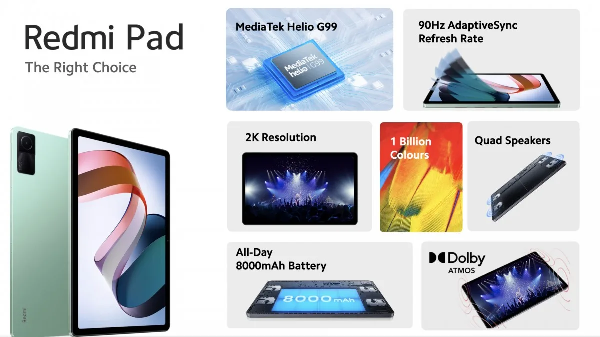 xiaomi redmi pad official india
