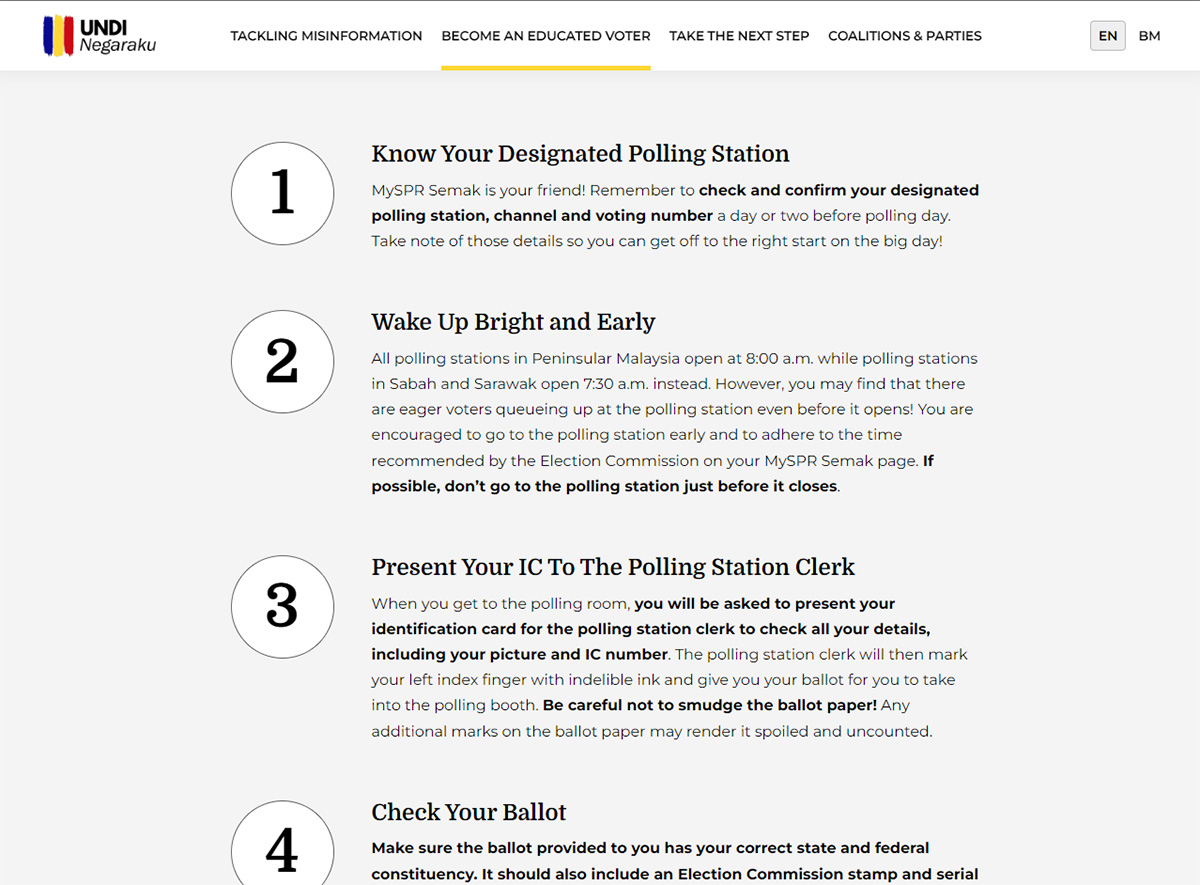 General Election 15 GE15 Resources Guide UndiNegaraku MySPR JomCheck