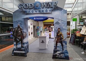 God of War Ragnarok exhibition entrance
