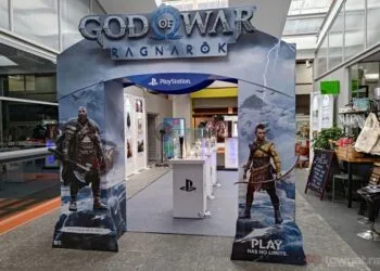 God of War Ragnarok exhibition entrance