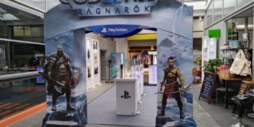 God of War Ragnarok exhibition entrance