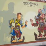 God of War Ragnarok wayang kulit mural