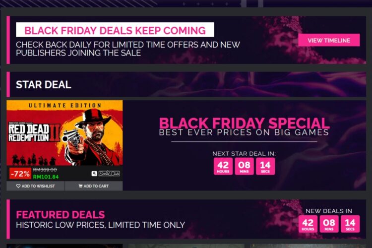 Green Man Gaming Black Friday 2022