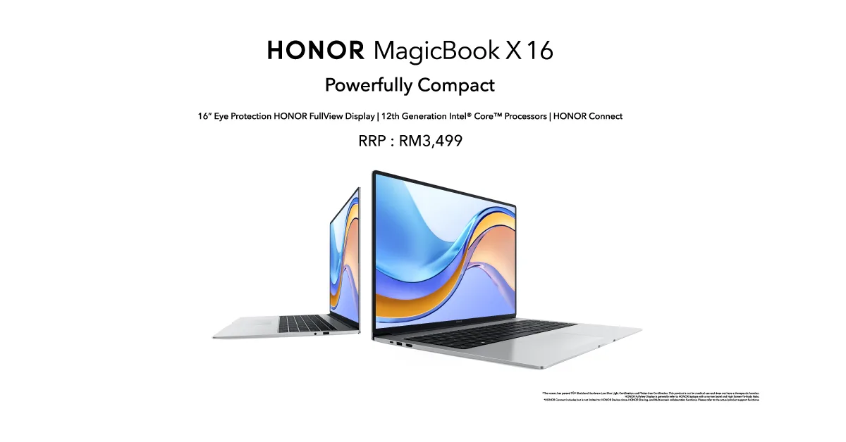 HONOR MagicBook X 16 Malaysia price