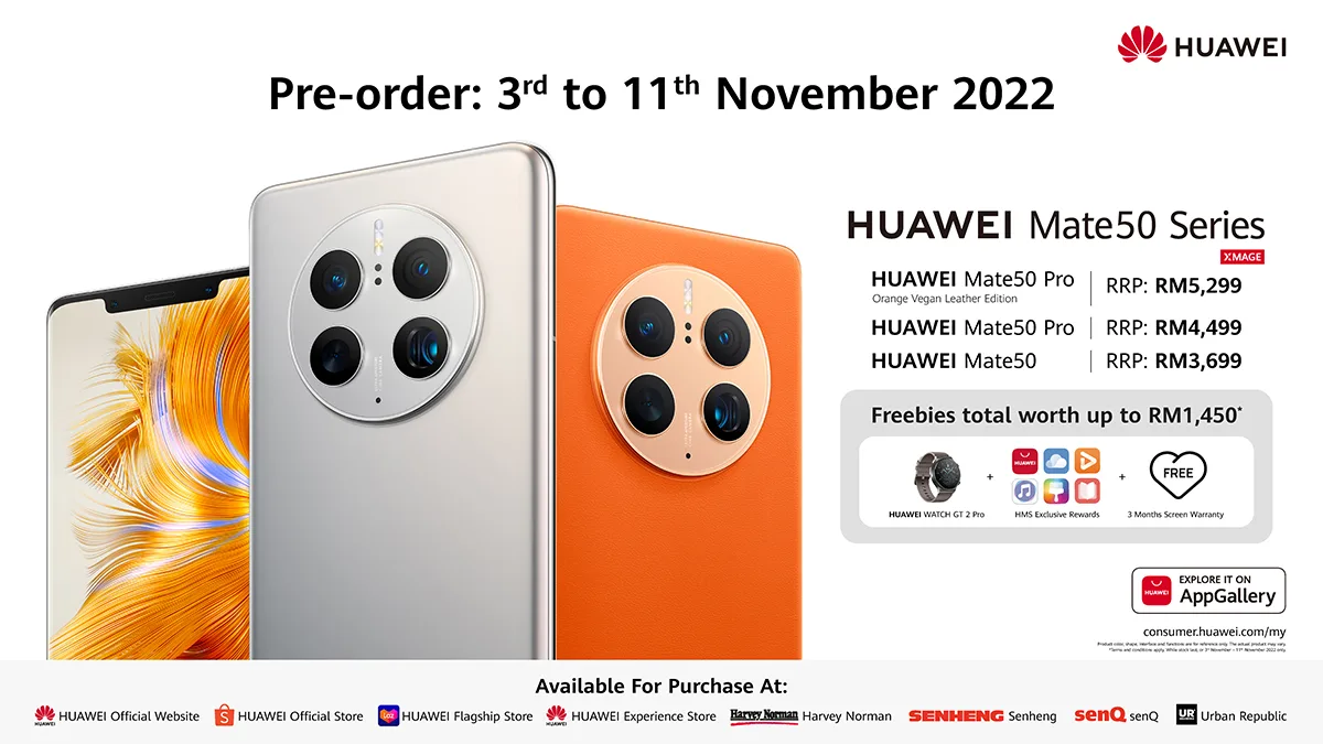 Huawei Mate50 Series Malaysia price