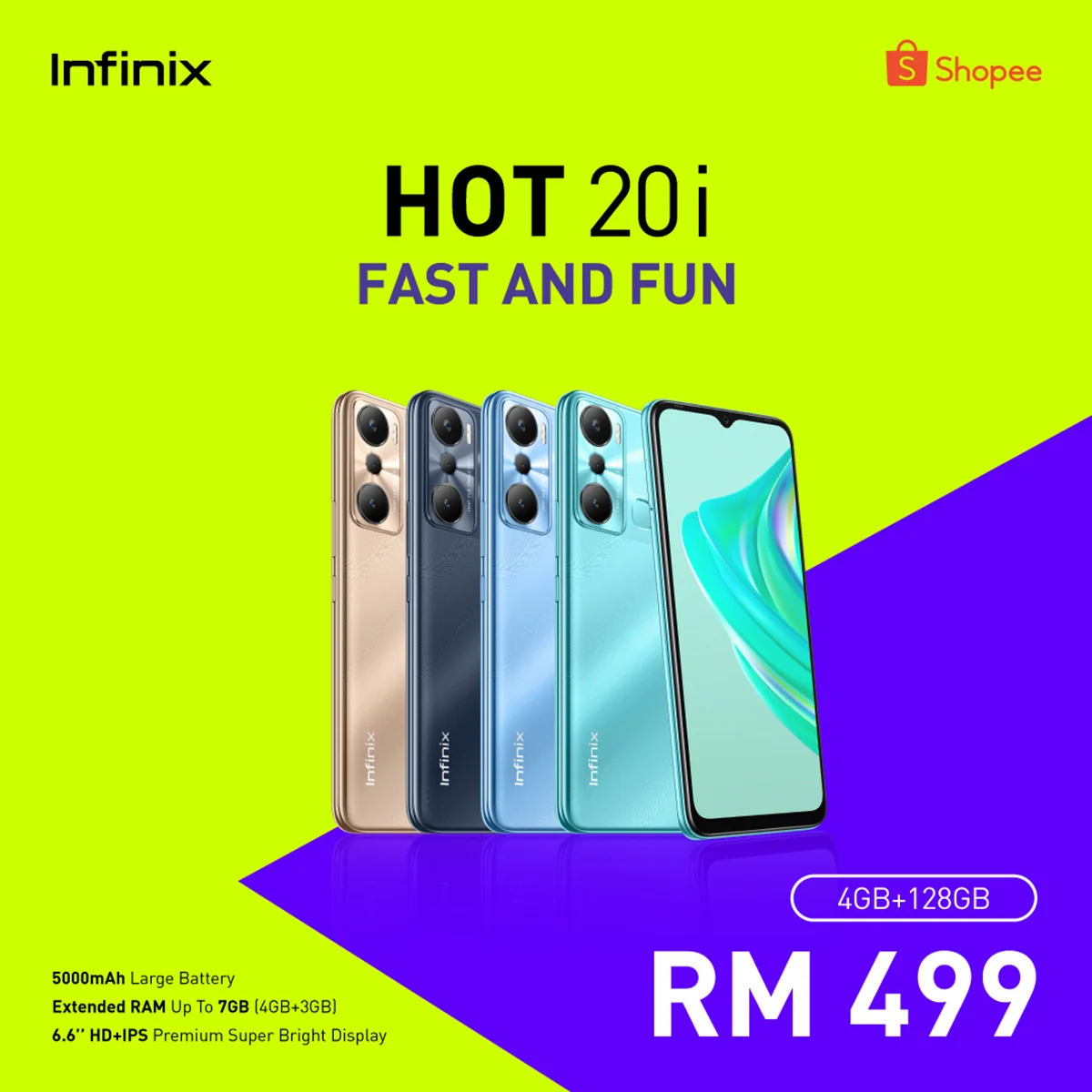 Infinix Hot 20 series 20i Malaysia launch price 5