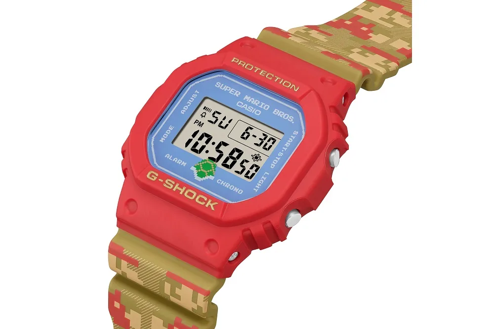 Mario G-Shock closeup